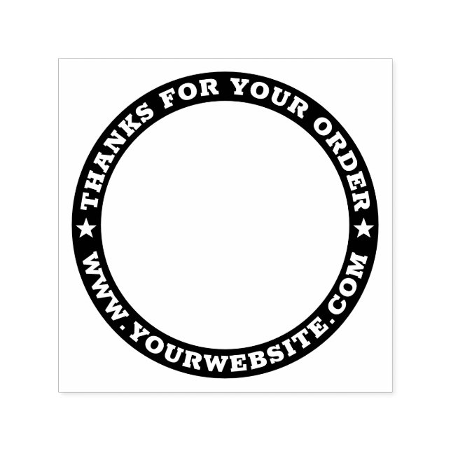 Corporate Business Modern Custom Logo and Website Self-inking Stamp (Design)