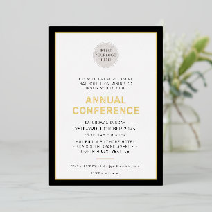 CORPORATE BUSINESS modern event simple black gold