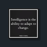 Corporate Business Motivation Hawking Typography Canvas Print<br><div class="desc">Inspirational , motivating typography design for the corporate environment.</div>