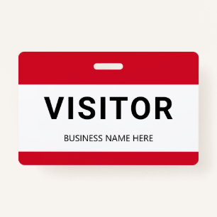 Corporate Business Visitor Badge ID Badge