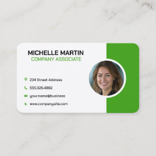 Corporate Business Woman Simple Modern Card