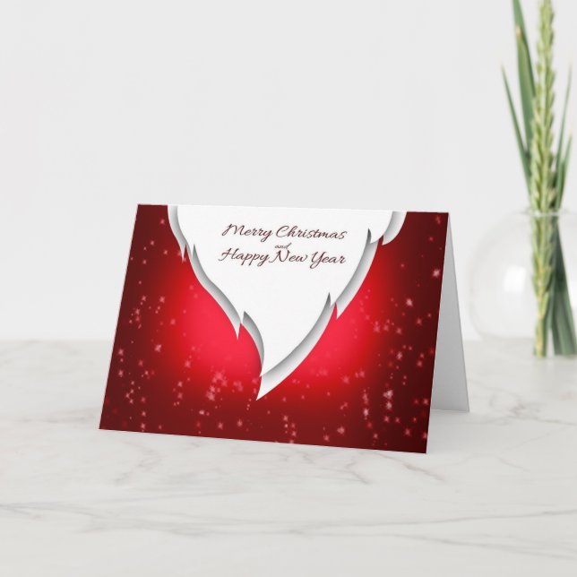 Corporate Christmas Card with Santa (Front)