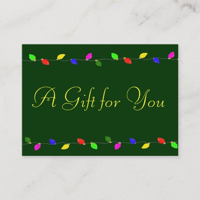 Corporate Christmas Gift Certificate (Front)