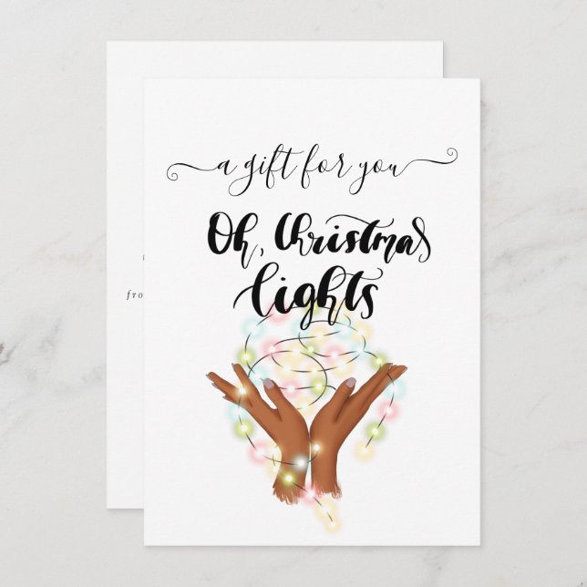 Corporate Christmas Gift Certificate (Front/Back)