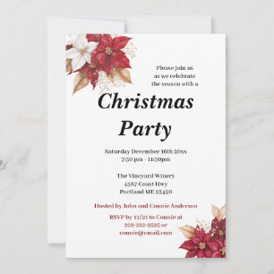 Corporate Christmas Party Card