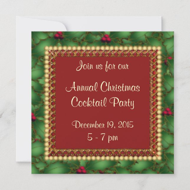 Corporate Christmas Party Invitation (Front)