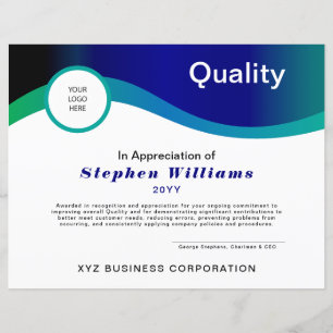 Corporate   Company Business Quality Award