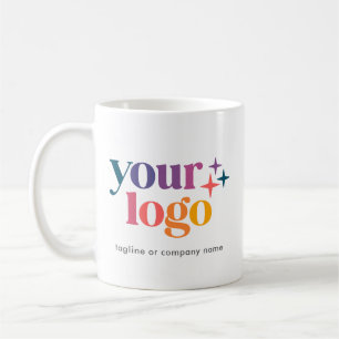 Corporate Custom Text Business Logo Mug
