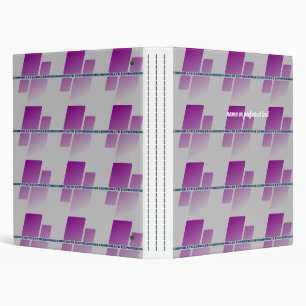 Corporate Customizable With Logo Pattern And Name  Binder