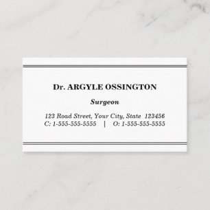 Corporate, Dapper & Simple Business Card