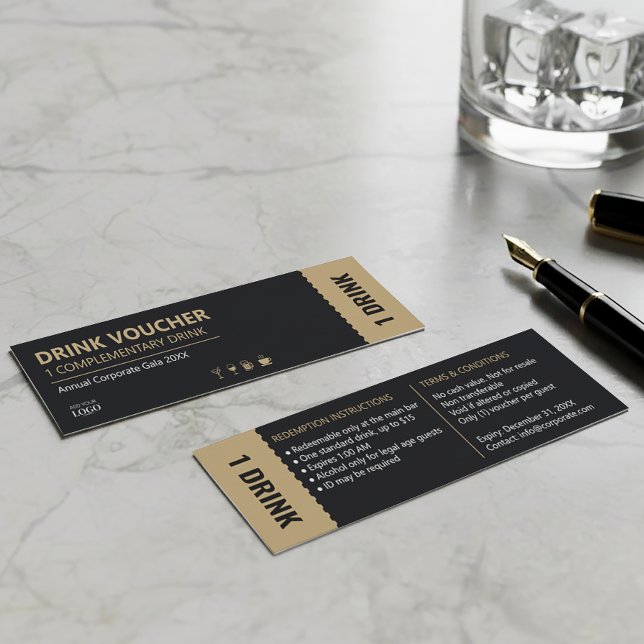 Corporate Drink Ticket | Complimentary Voucher (Creator Uploaded)