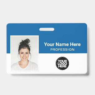 Corporate Employee, Name, Logo, Photo ID Badge