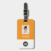 Corporate Employee Photo, Bar Code, Logo, Name