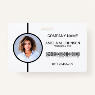 Corporate Employee Photo ID Badge