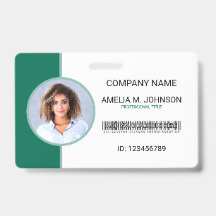 Corporate Employee Photo ID Badge