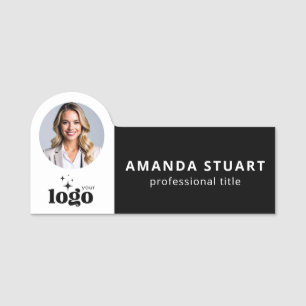 Corporate Employee Photo ID Name Logo Name Tag