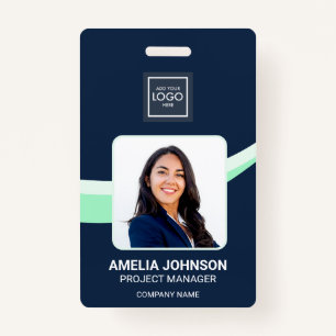 Corporate Employee Photo Logo ID Badge