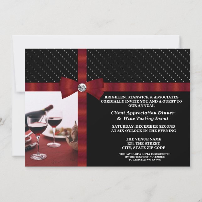 Corporate Event Client Appreciation Invitation (Front)