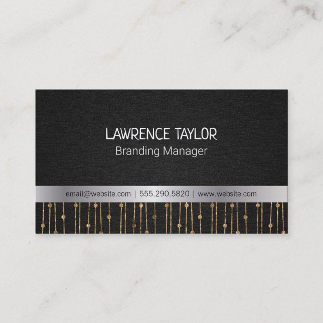 Corporate | Executive | Modern Stylish Business Card (Front)