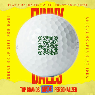 Corporate Golf Promo Scannable QR Titleist Pro V1 Balls