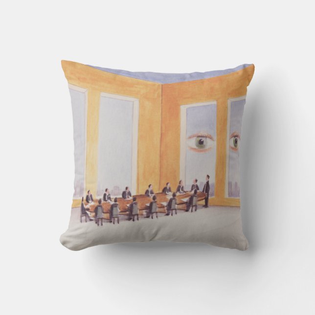 Corporate Governance 2003 Throw Pillow (Front)