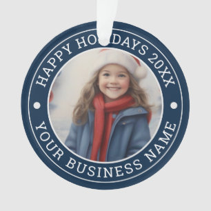 Corporate Holiday Greetings - Customizable Winter Ornament
