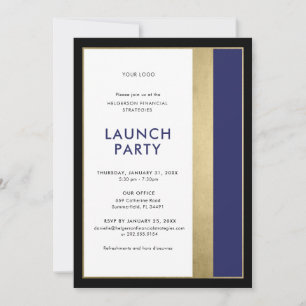 Corporate Launch Party Formal Event Invitation