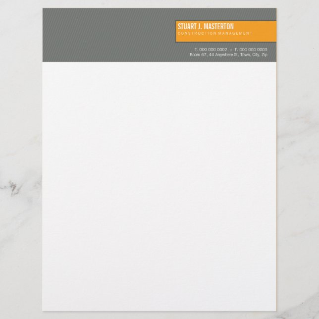CORPORATE LETTERHEAD :: simple blocked 1 (Front)