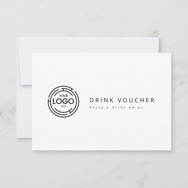 Corporate Logo Company Event Logo Card (Front)