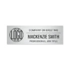 Corporate Logo Grey Colour Printed Plastic Employe