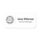Corporate Logo Professional Employee Black White
