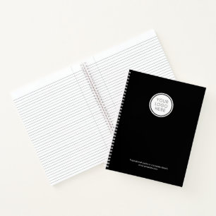 Corporate Notebook with logo and business info