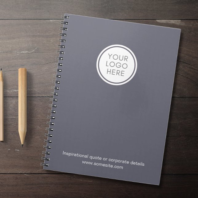 Corporate Notebook with logo and business info (Creator Uploaded)