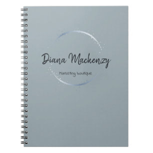 Corporate Notebook with logo and business info