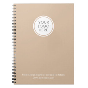 Corporate Notebook with logo and business info