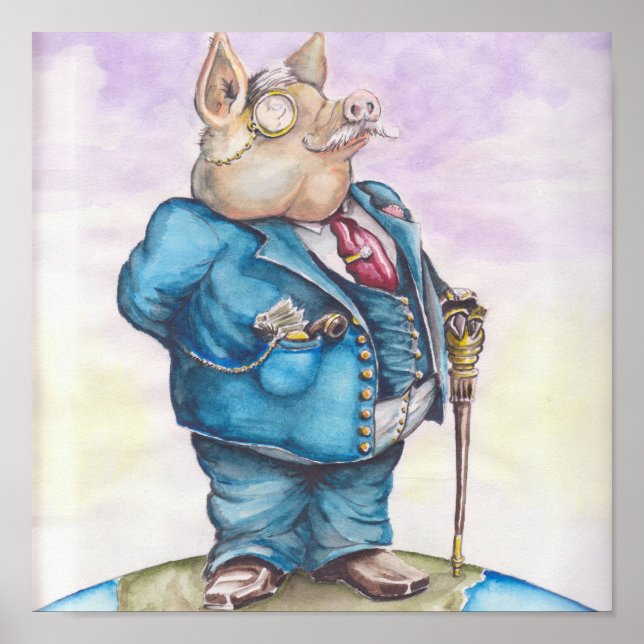 Corporate Pig Poster (Front)