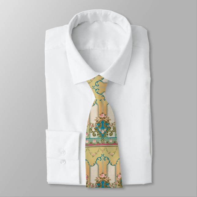 Corporate Professional Attire Art Nouveau Business Tie (Tied)
