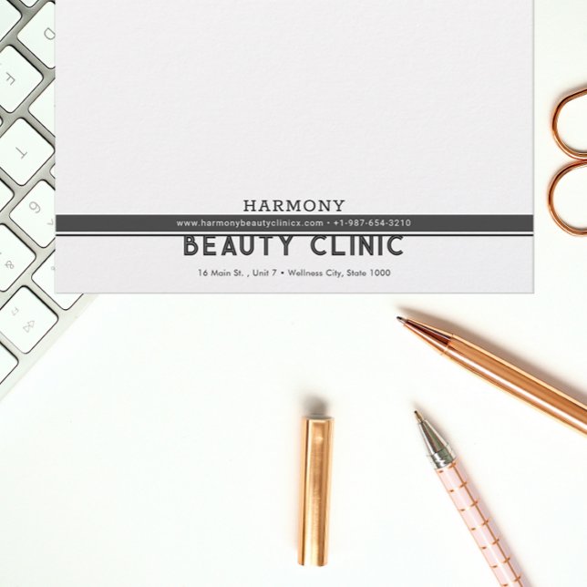Corporate, Professional Black Stationery (Creator Uploaded)