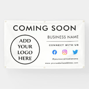 Corporate Professional Company Name Coming Soon Banner
