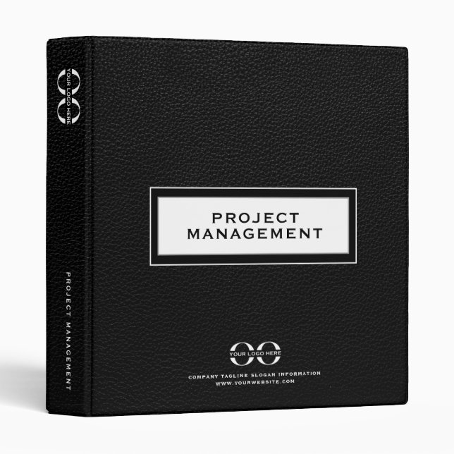 Corporate Project Management 3 Ring Binder (Front/Spine)