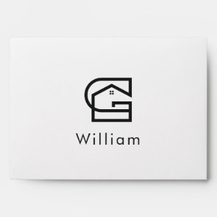 Corporate Real Estate Letter G House Envelope