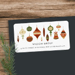 CORPORATE RED GREEN CHRISTMAS ORNAMENTS STAR DECOR LABEL<br><div class="desc">If you need any further customisation please feel free to message me on yellowfebstudio@gmail.com.</div>