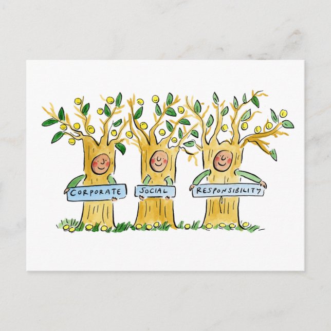 Corporate Social Responsibility Postcard (Front)