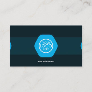 Corporate Teal Black Professional Business Card
