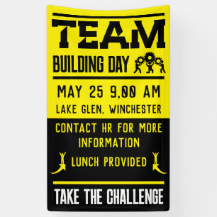 Corporate Team Building Day Banner