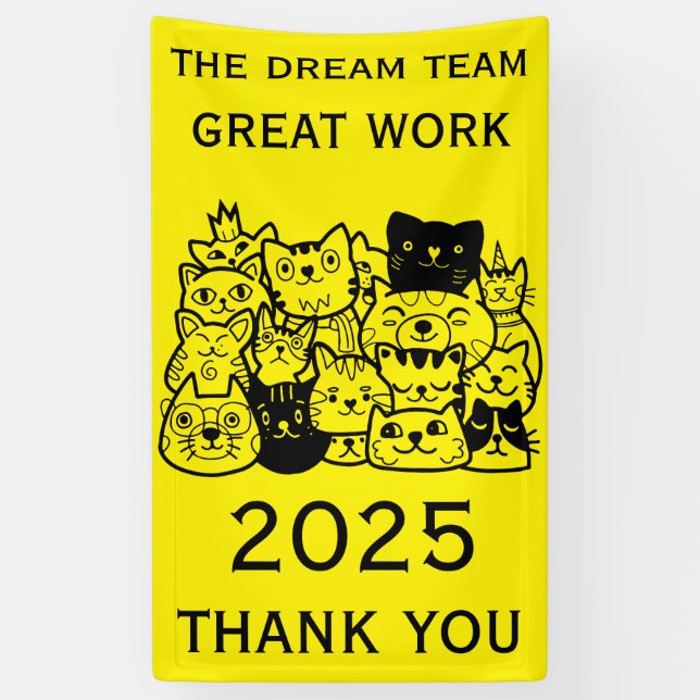 Corporate Team Thanks Banner (Vertical)