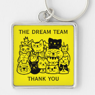 Corporate Team Thanks Keychain