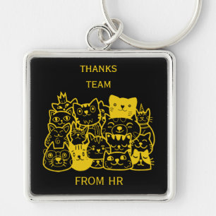 Corporate Team Thanks Keychain