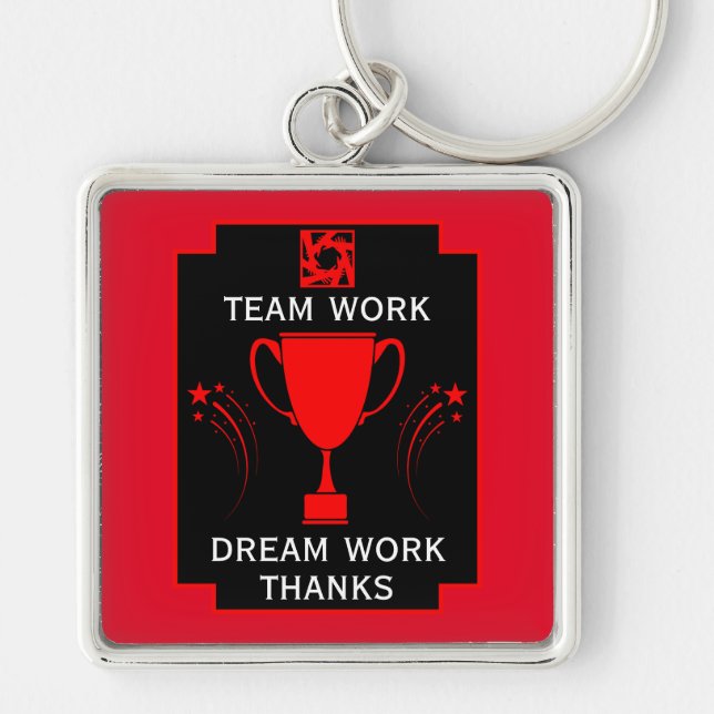 Corporate Team Thanks Keychain (Front)