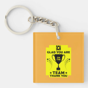 Corporate Team Thanks Keychain